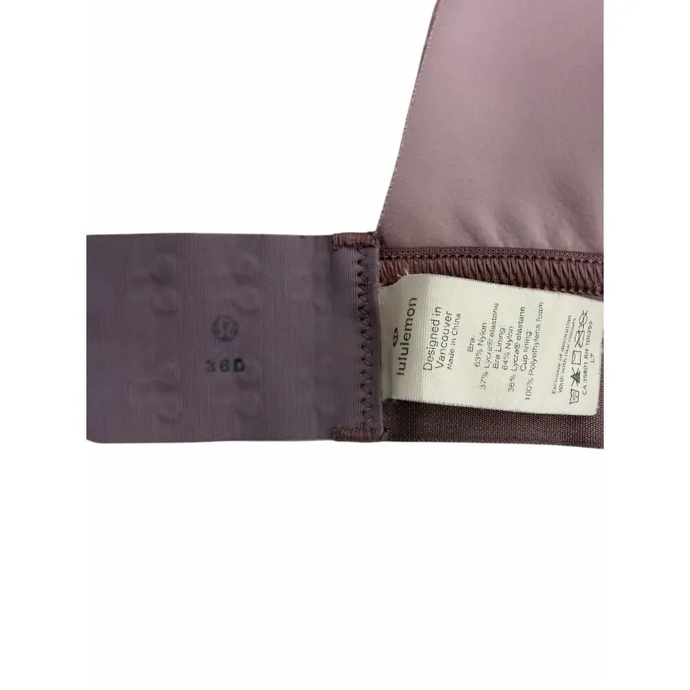 Lululemon Fine Form Bra 36D Vintage Mauve